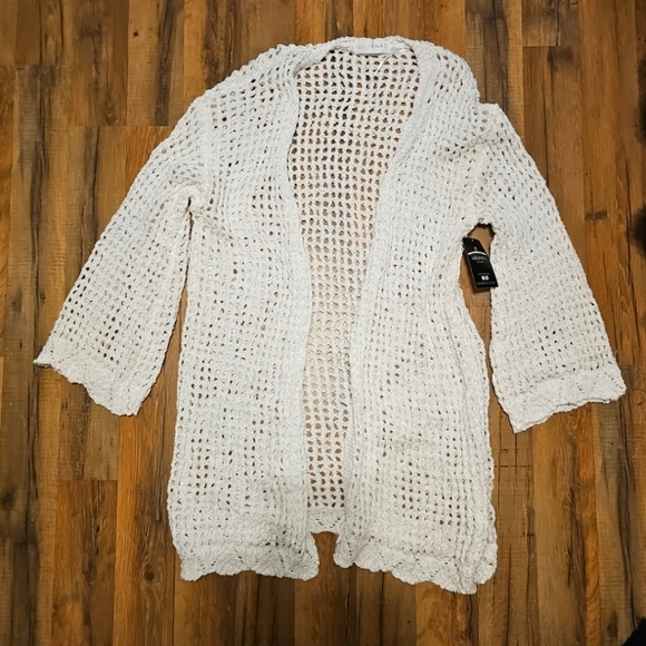 Juliana Boutique Waking Up At Dawn White Cardigan  Woman's Size Medium/large - Picture 1 of 6